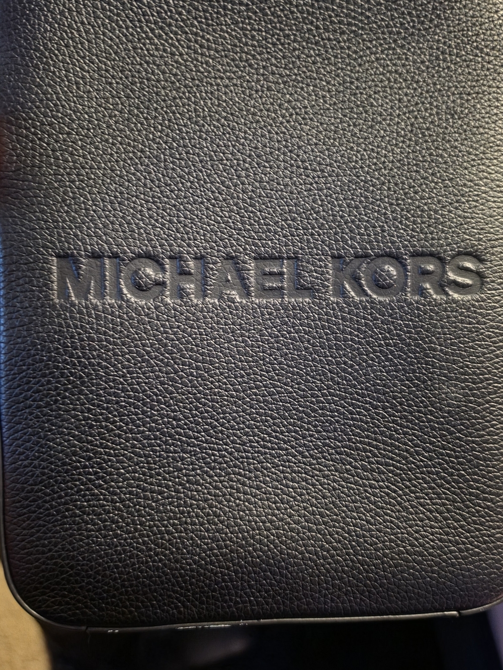 Michael Kors Black Embossed Leather Men's Wallet